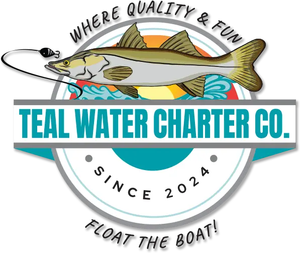 Teal Water Charter Co Logo