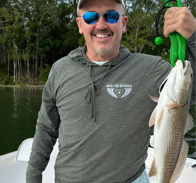 redfish caught on sarasota inshore fishing charter